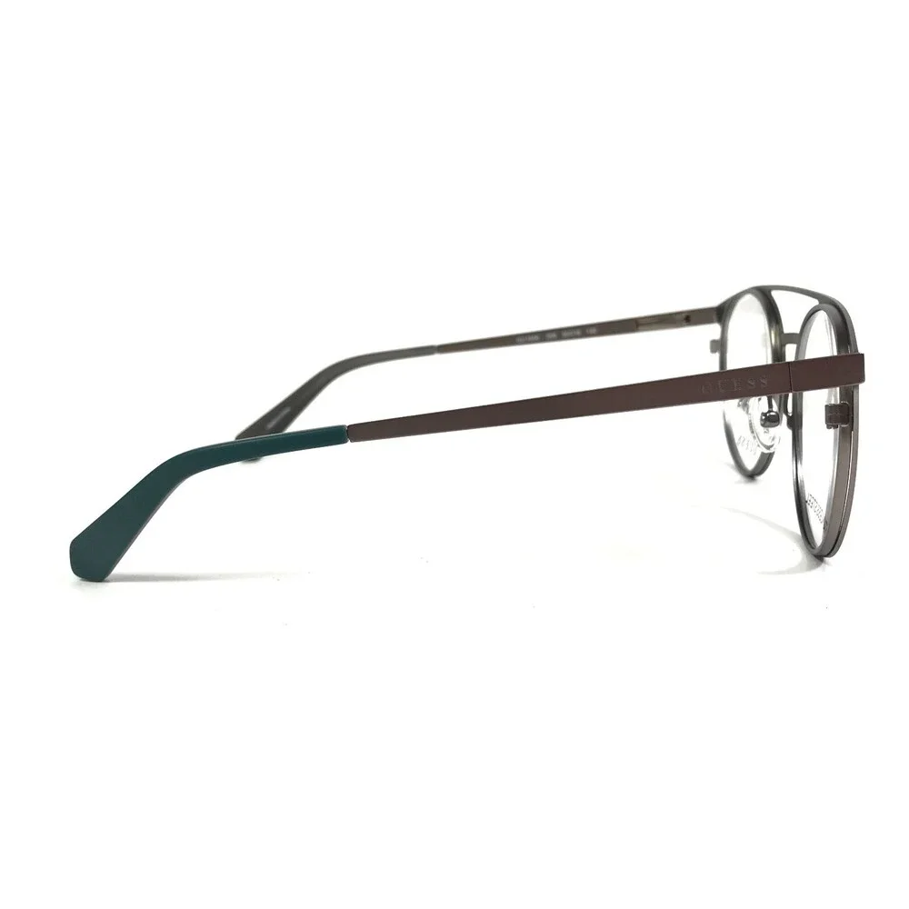 Guess Eyeglasses Frames GU1956 009 Grey Gunmetal Round Full Rim 50-19-140
